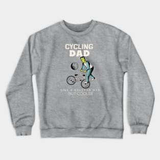 bicyclist Crewneck Sweatshirt